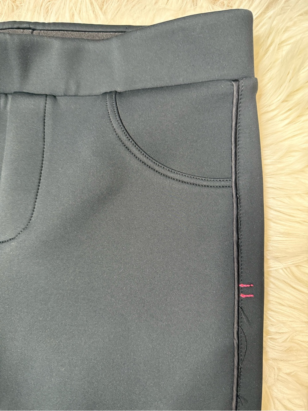 Noble 31 Black Neoprene Flare Leg Pants Pull-On Med - Picture 4 of 7